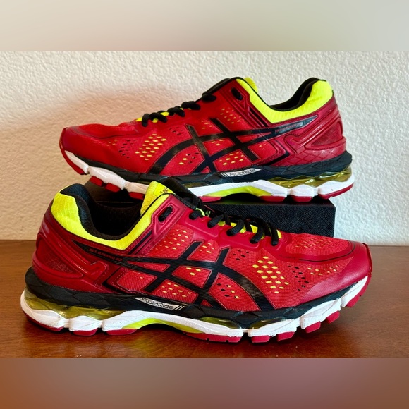 OASICS  FLUIDRIDE T547N RED, GREEN & BLACK SNEAKERS SIZE
8 US - Picture 2 of 8